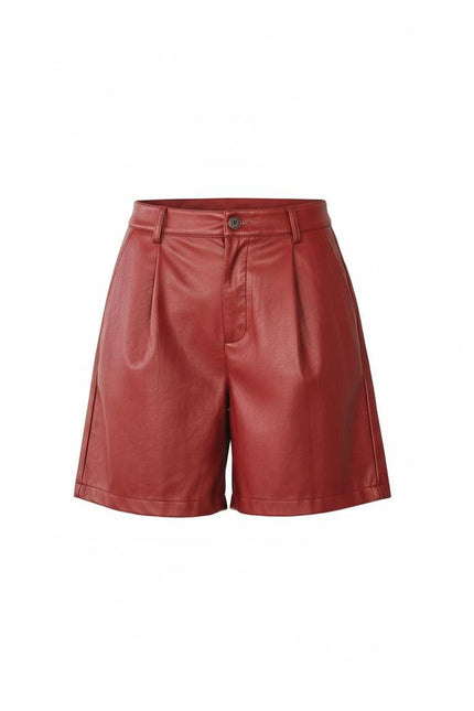 Secret-Season kurze Leder Hose